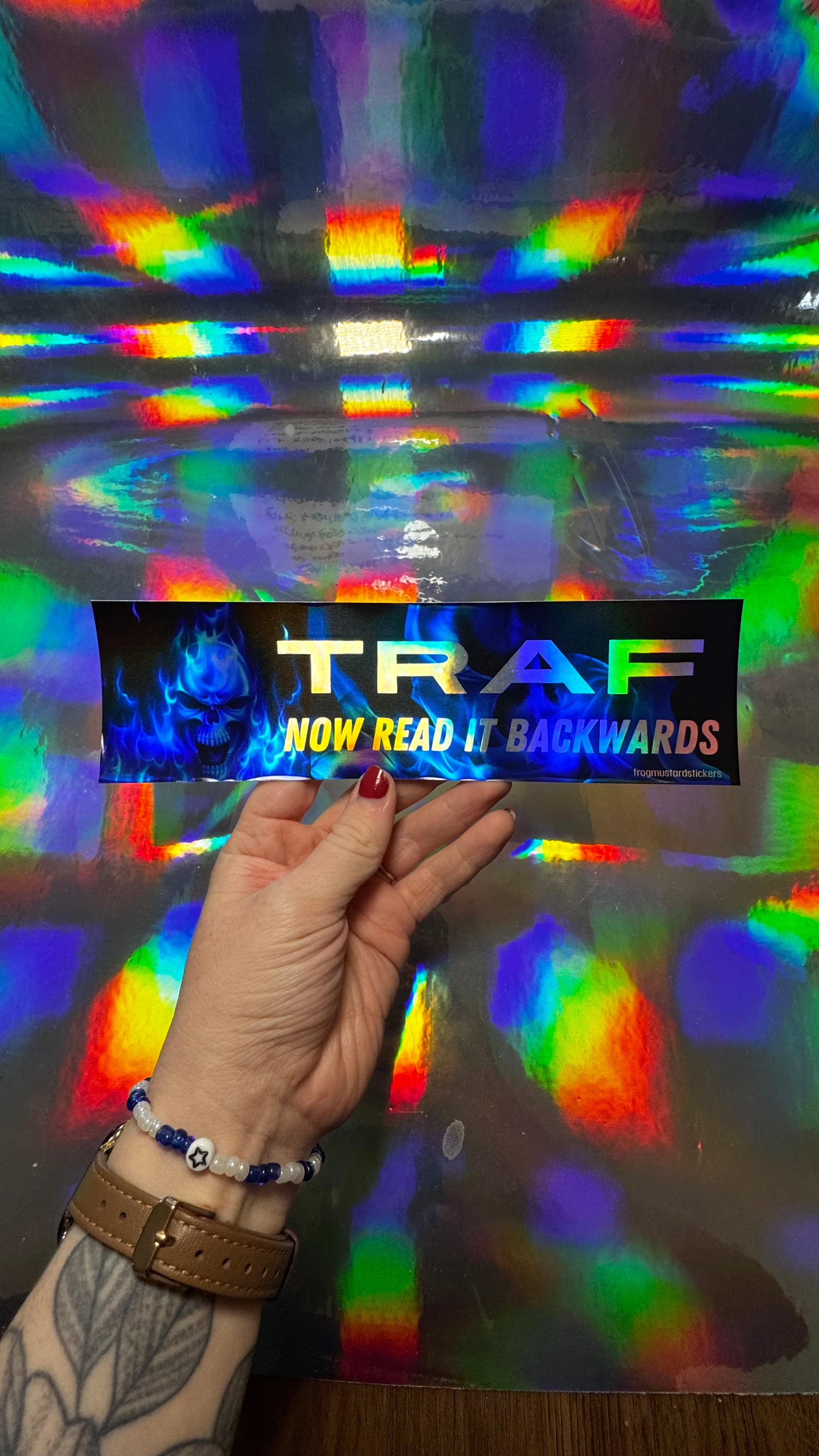 TRAF - now read it backwards