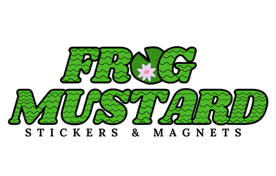 Frog Mustard Stickers