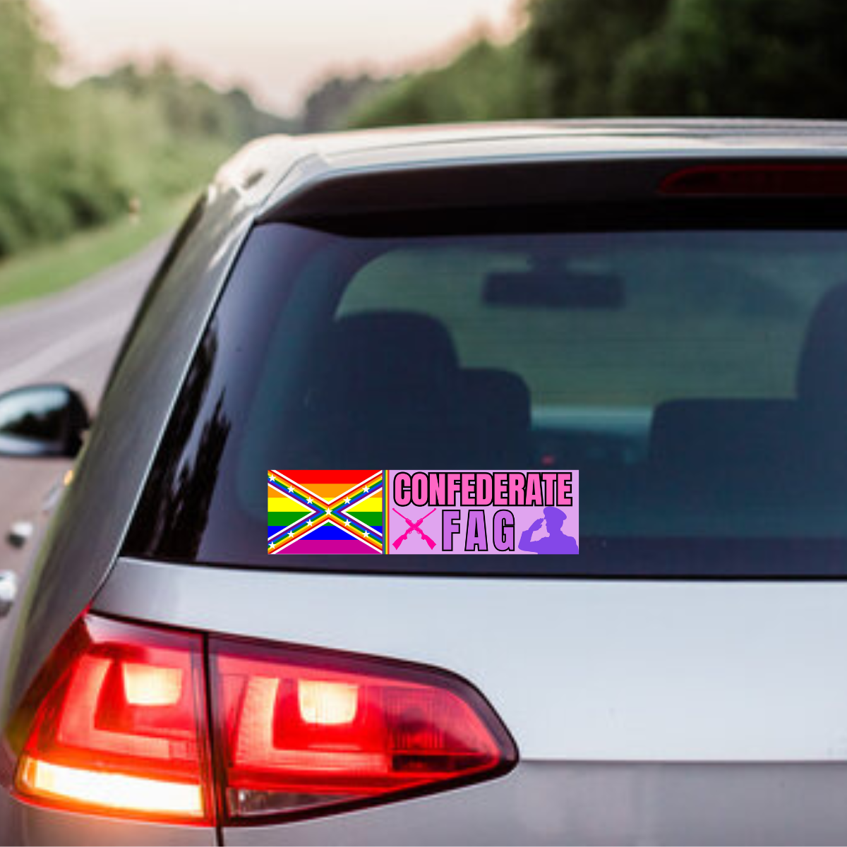 Confederate F(l)ag - frogmustard stickers