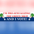 I'm pro-sexualizing the green m&m and I vote!