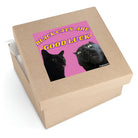 Black Cats are Good Luck Square Sticker - frogmustard stickers