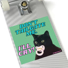 Don't Tailgate Me! I'll Cry! Square Sticker - frogmustard stickers