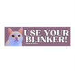 Use Your Blinker! Angry Cat (No Gun)