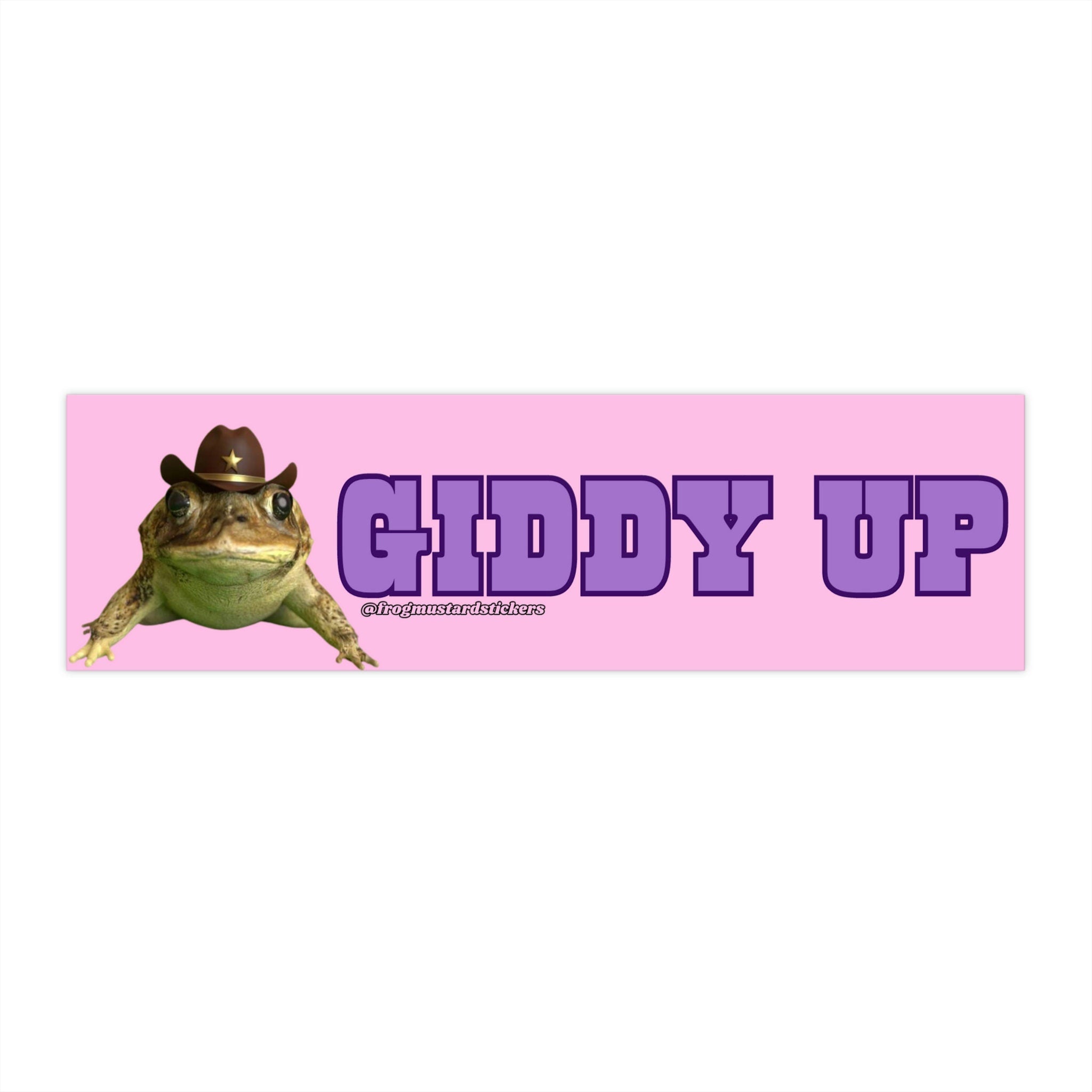 Giddy Up Cowboy Frog