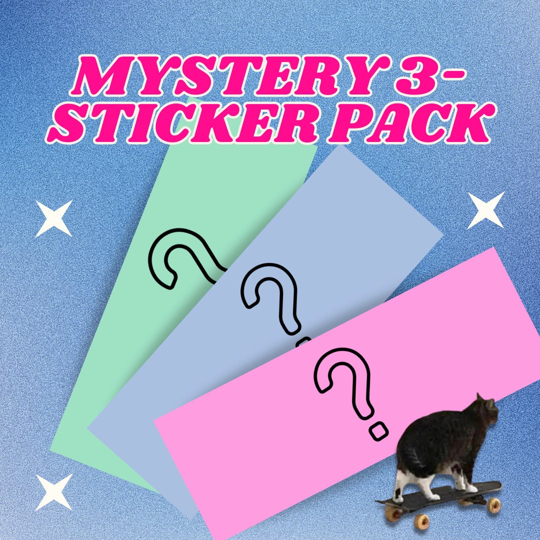 Mystery 3-Pack - frogmustard stickers