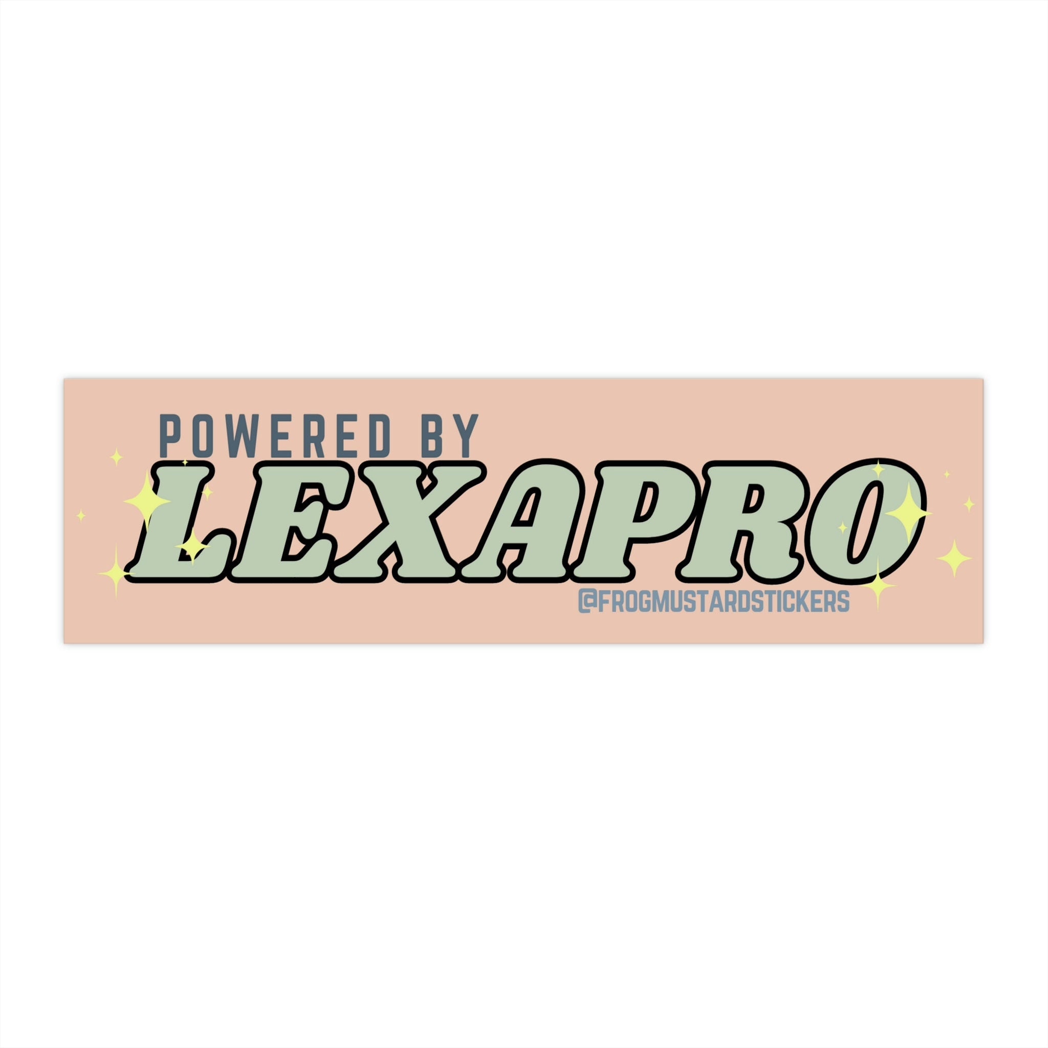 Powered by Lexapro - frogmustard stickers