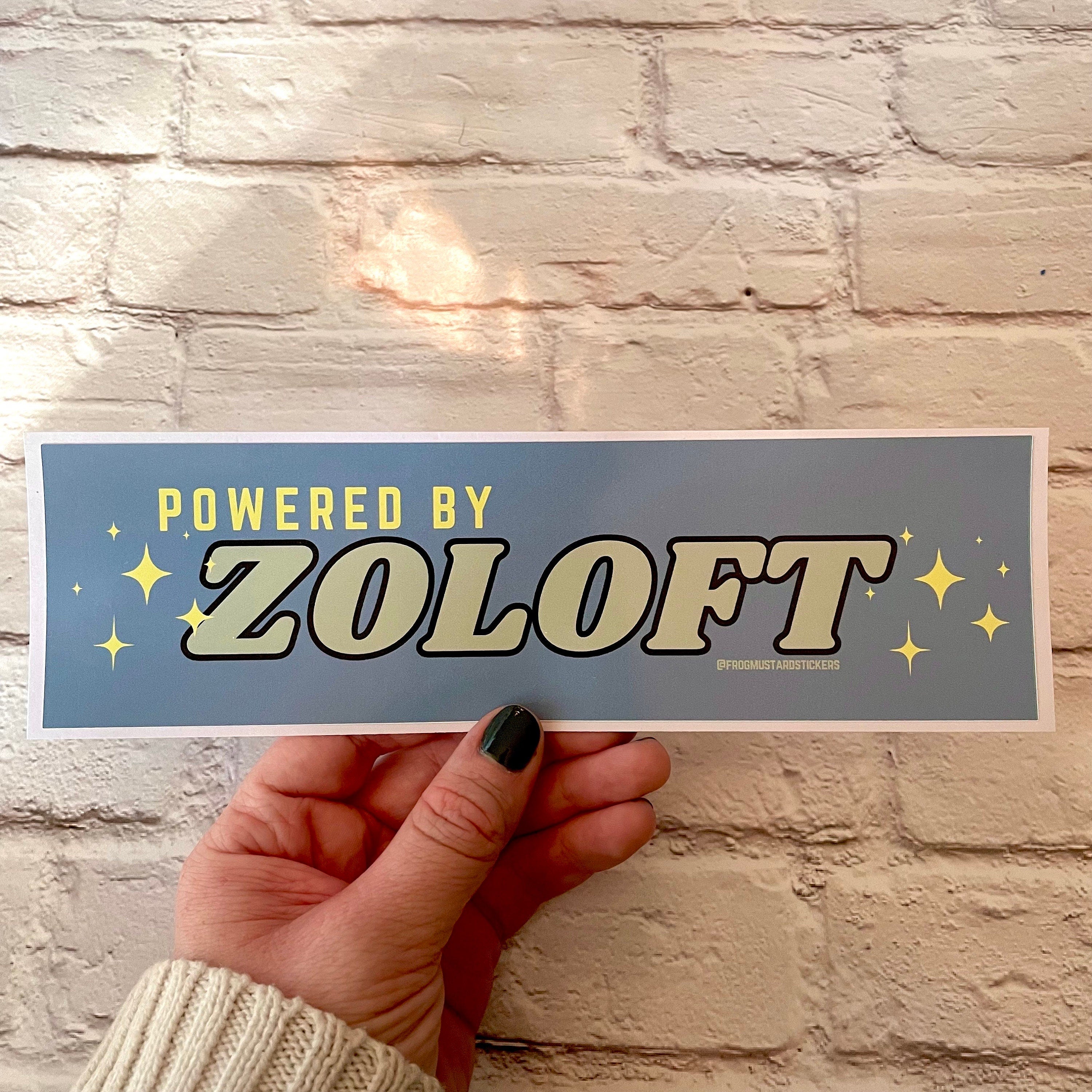 Powered by Zoloft - frogmustard stickers