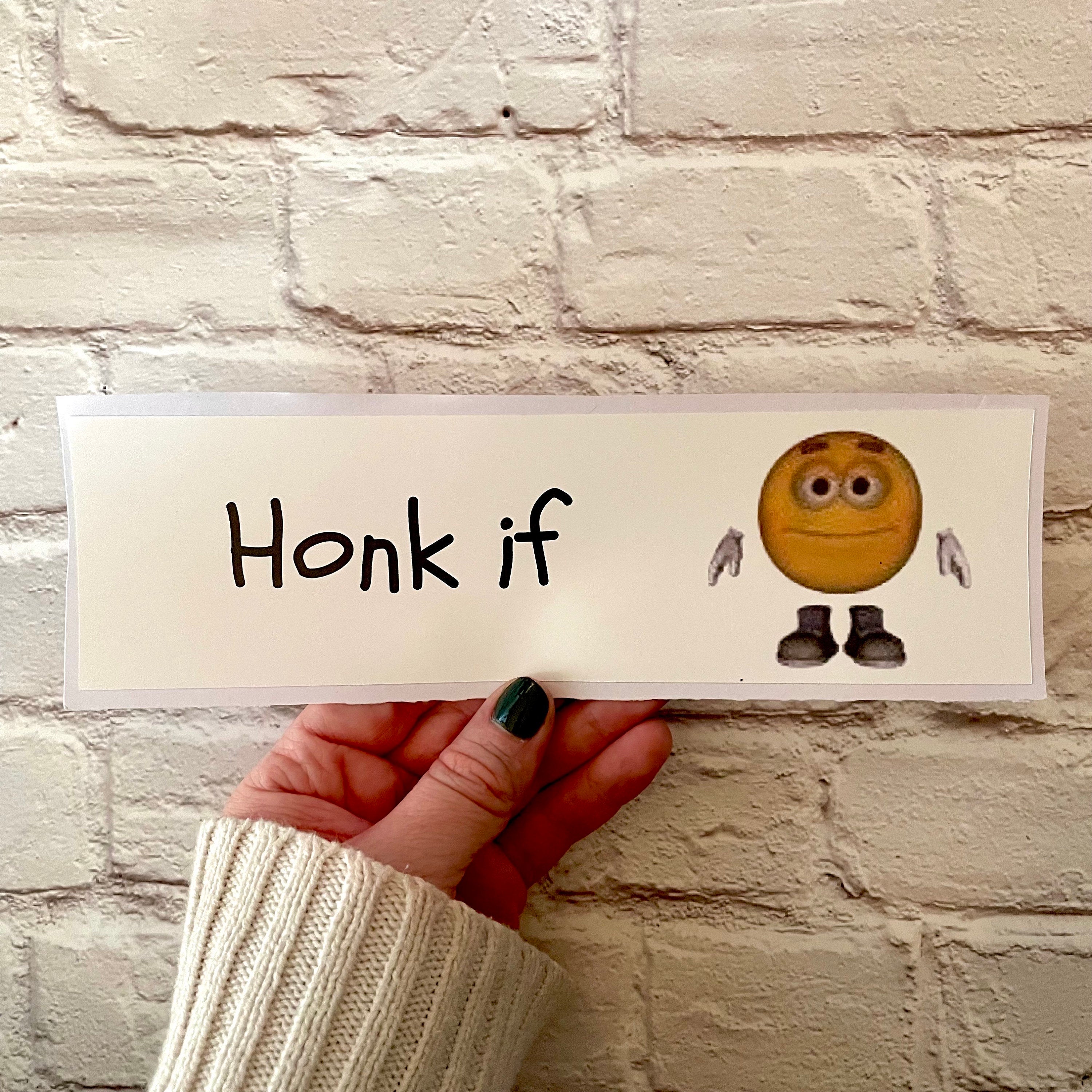 Honk If - frogmustard stickers