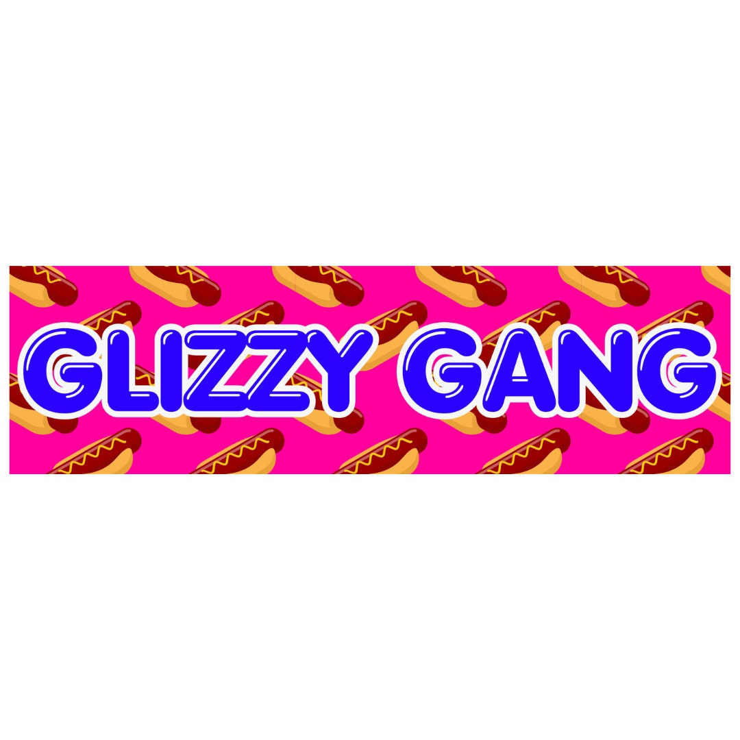 Glizzy Gang - frogmustard stickers