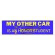 My other car is an Honor Student