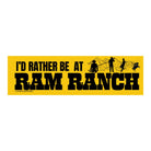 I'd Rather Be At Ram Ranch - frogmustard stickers