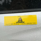 That's my purse! Don't tread on me - frogmustard stickers