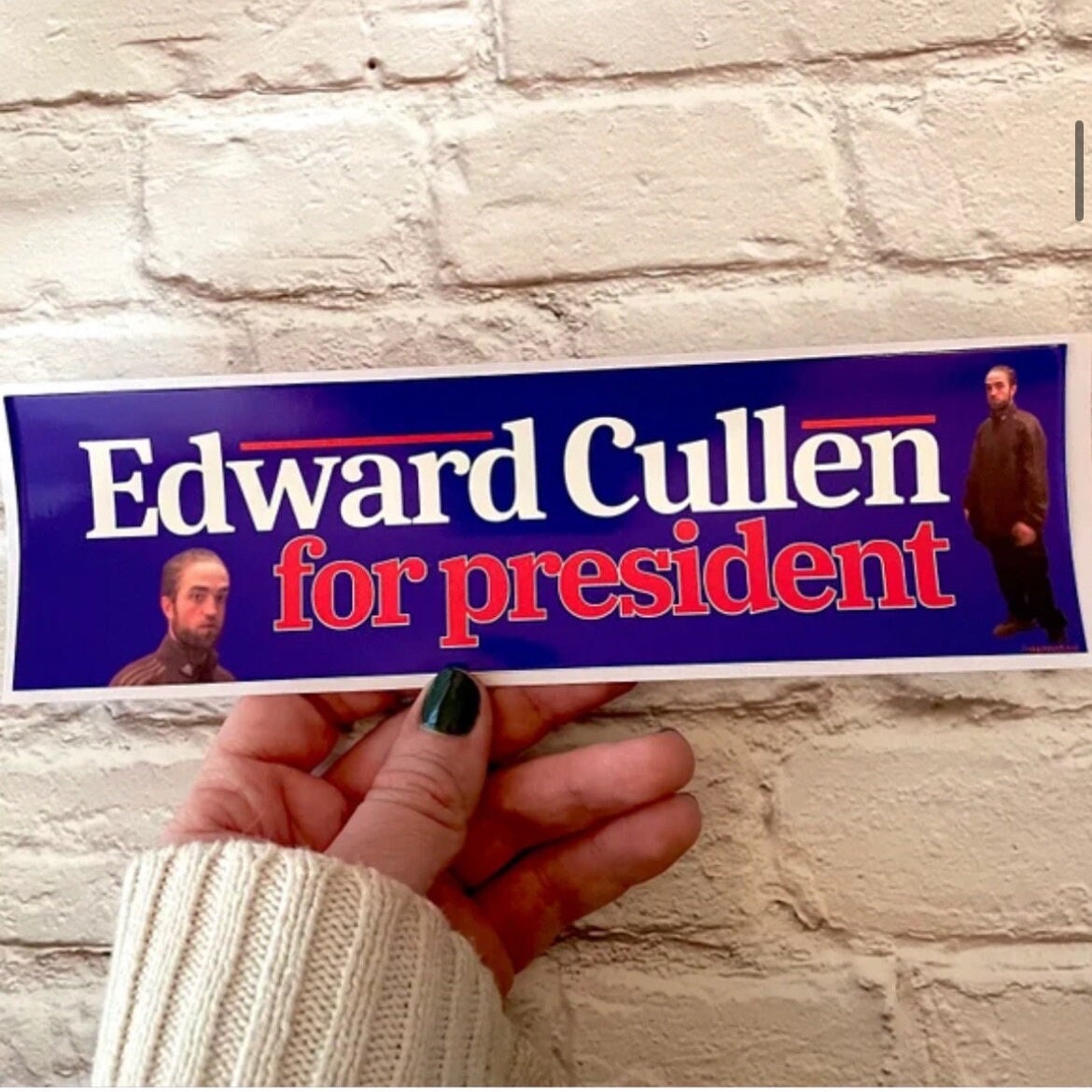 Edward Cullen for President - frogmustard stickers