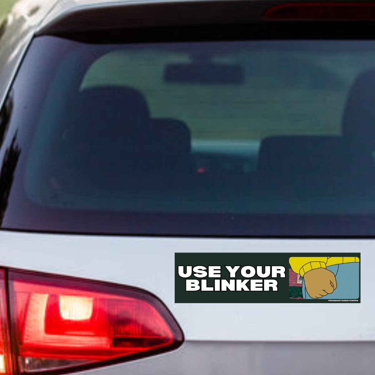 Use your Blinker Arthur Fist - frogmustard stickers