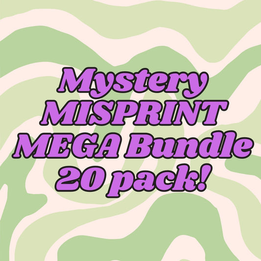 Mega Misprint Stickers and Magnets - 20-Pack Bundle - Sustainable Fun!