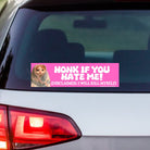 Honk if you hate me cat - frogmustard stickers