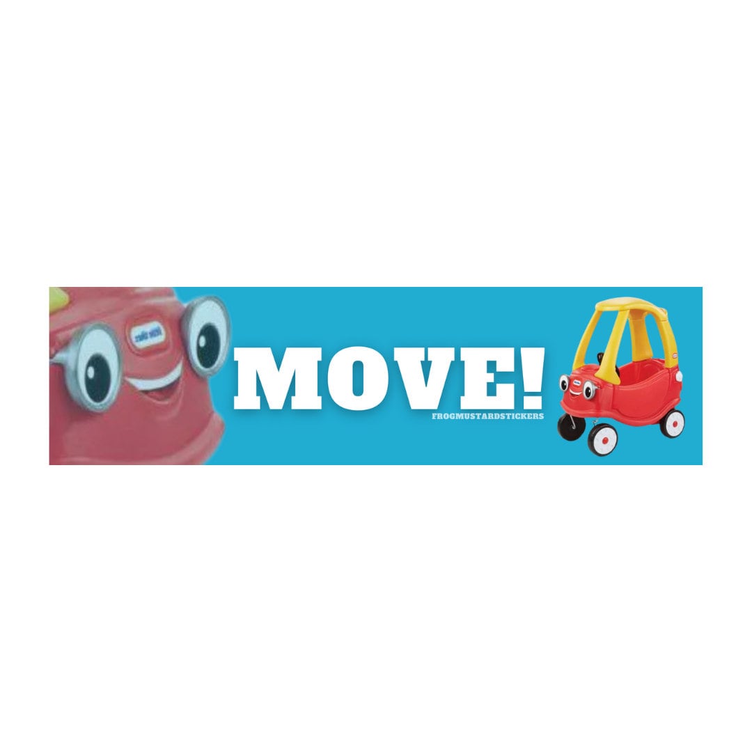 Move! - frogmustard stickers