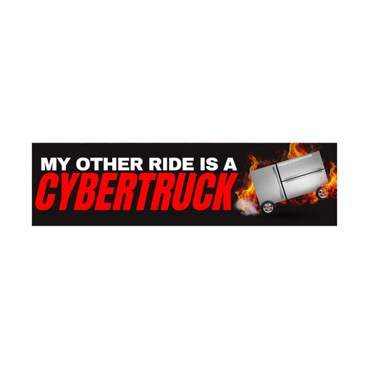 My other ride is a CYBERTRUCK (Fridge)