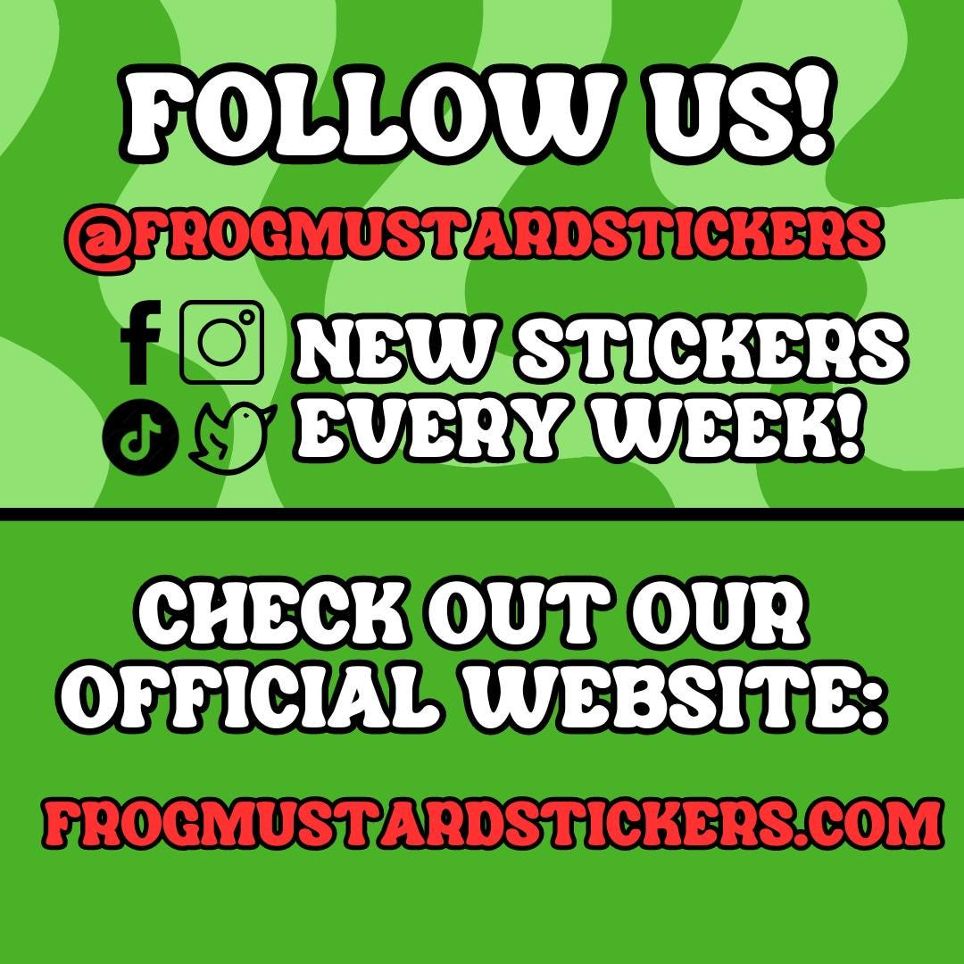 Gorilla Middle Finger - 6" x 2.5" - frogmustard stickers