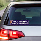 WARNING driving is looking at cows - frogmustard stickers