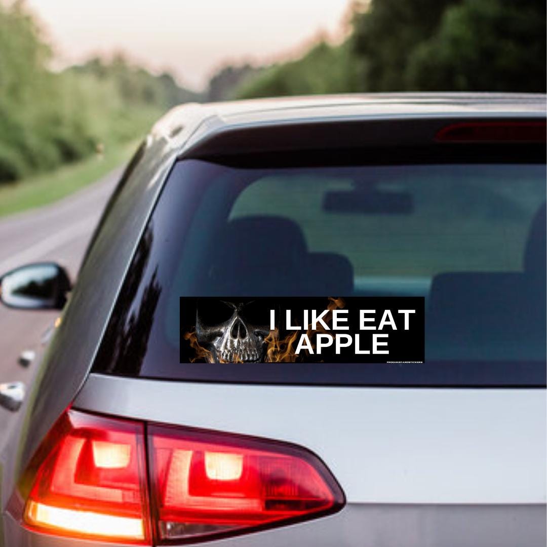 I like Eat Apple - frogmustard stickers