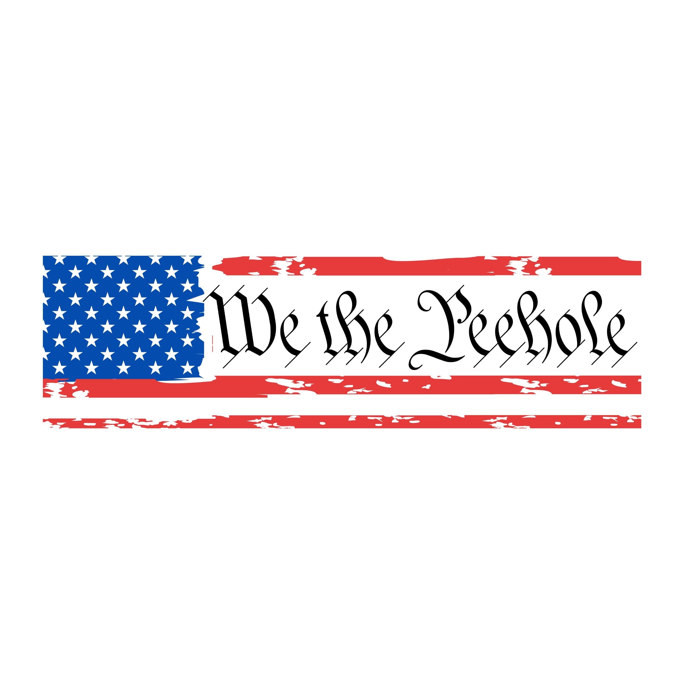 We the Peehole - frogmustard stickers