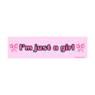 I'm just a girl - frogmustard stickers