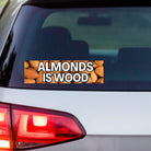 Almonds is Wood Car Decal - frogmustard stickers