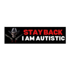 Stay Back! I am autistic - frogmustard stickers