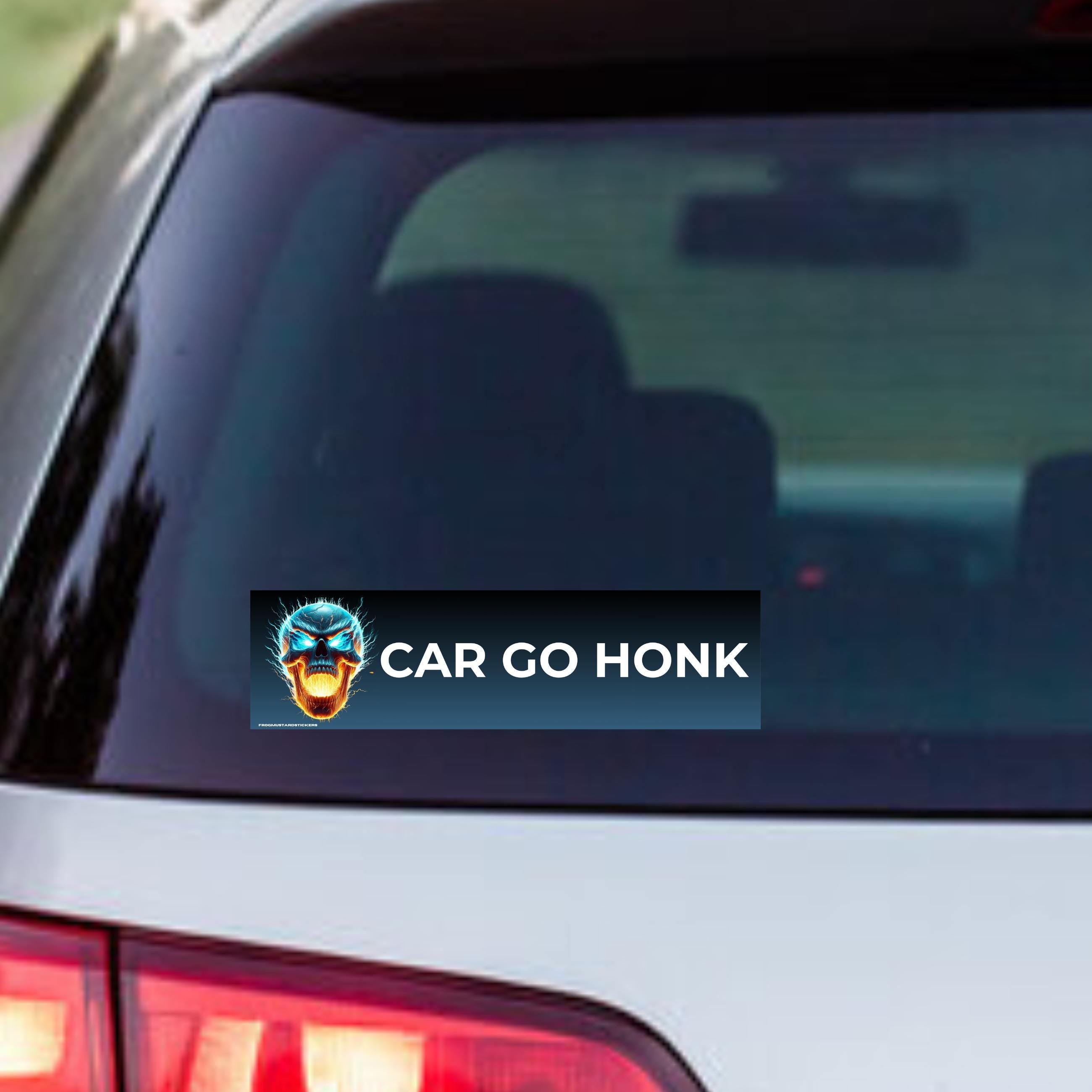 Car Go HONK - frogmustard stickers