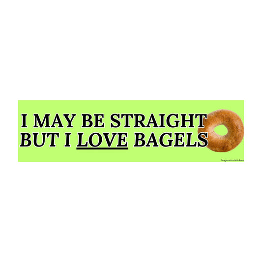 I may be straight, but I love bagels