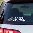 Proud Hot Dog Earther Bumper Sticker OR Magnet | Satire | Gen Z Humor | 8.5" x 2.5" Premium Weather-proof Vinyl