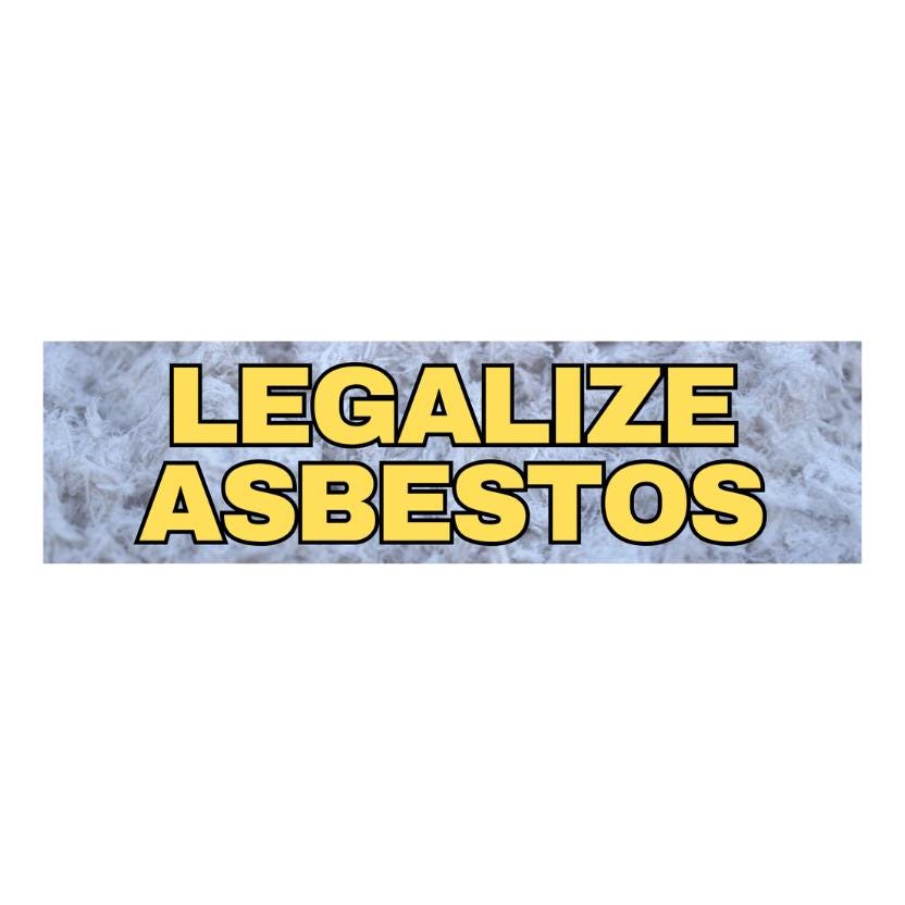 Legalize Asbestos | Frog Mustard x The Back Lot | Limited Edition