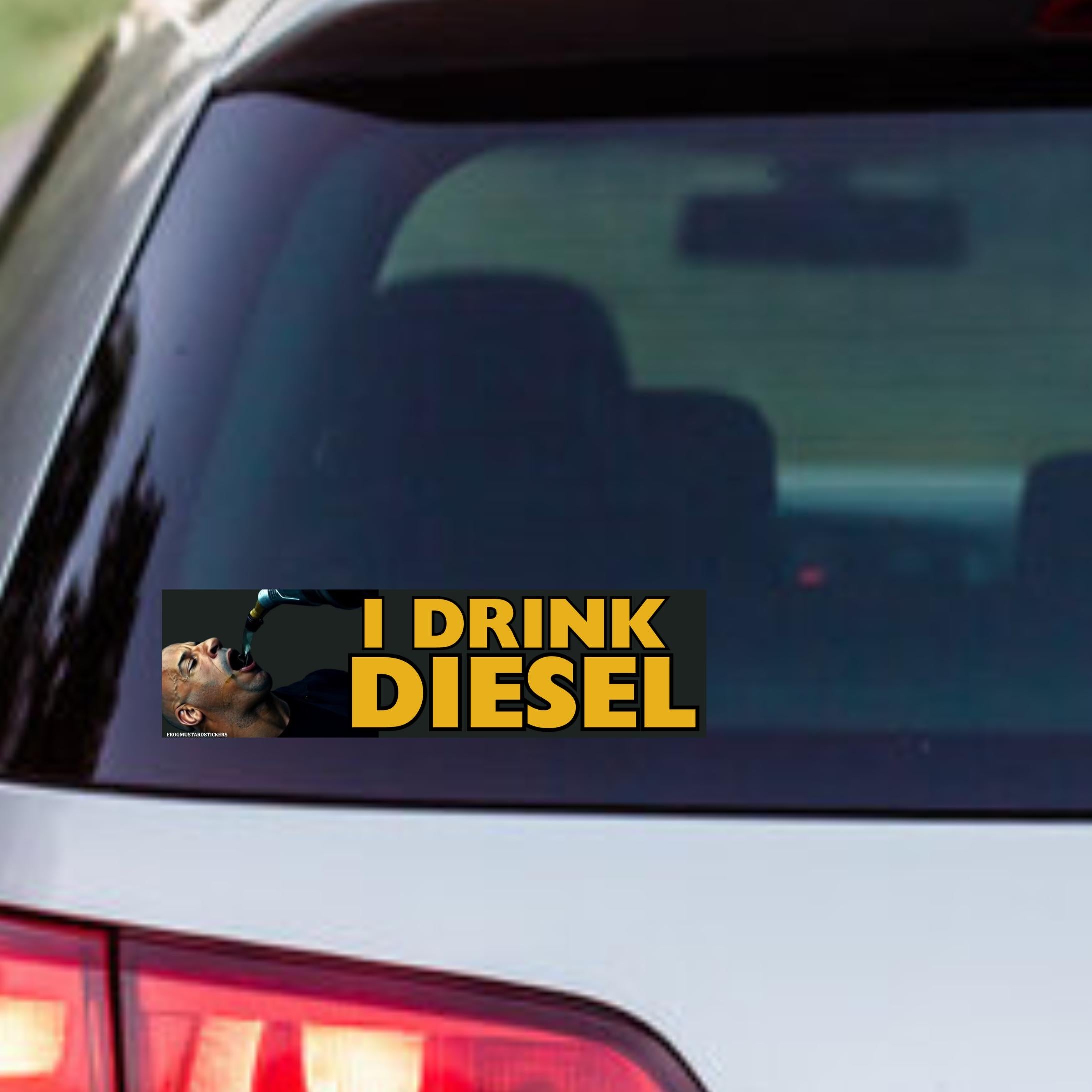 I Drink Diesel - frogmustard stickers