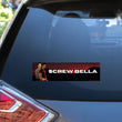 Screw Bella Edward and Jacob | Funny Twilight Bumper or Laptop Sticker | 8.5" X 2.5" Premium Weather-proof Vinyl