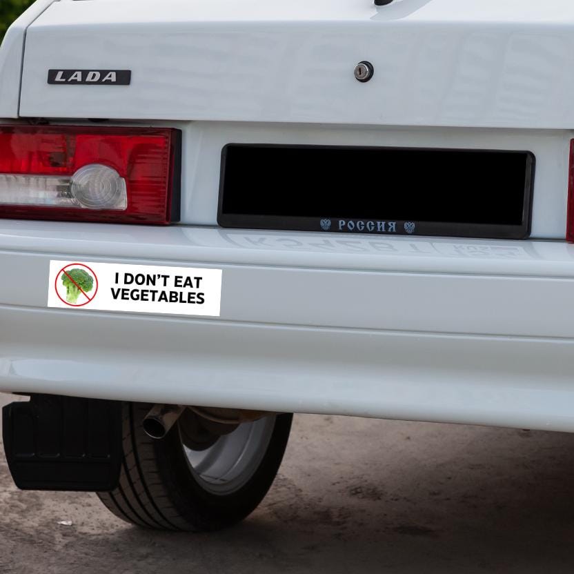 I don't eat vegetables | Frog Mustard x The Back Lot | Limited Edition