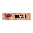 Beans Car Bumper Sticker OR Magnet | Satire | Funny meme humor | 8.5" x 2.5" Premium Weather-proof Vinyl