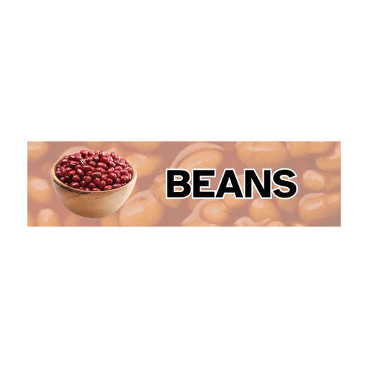 Beans Car Bumper Sticker OR Magnet | Satire | Funny meme humor | 8.5" x 2.5" Premium Weather-proof Vinyl