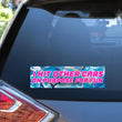 I hit other cars on purpose for fun Dolphin Meme Bumper Sticker or Magnet | Funny | 8.5" x 2.5" | Premium Weather-proof Waterproof Vinyl