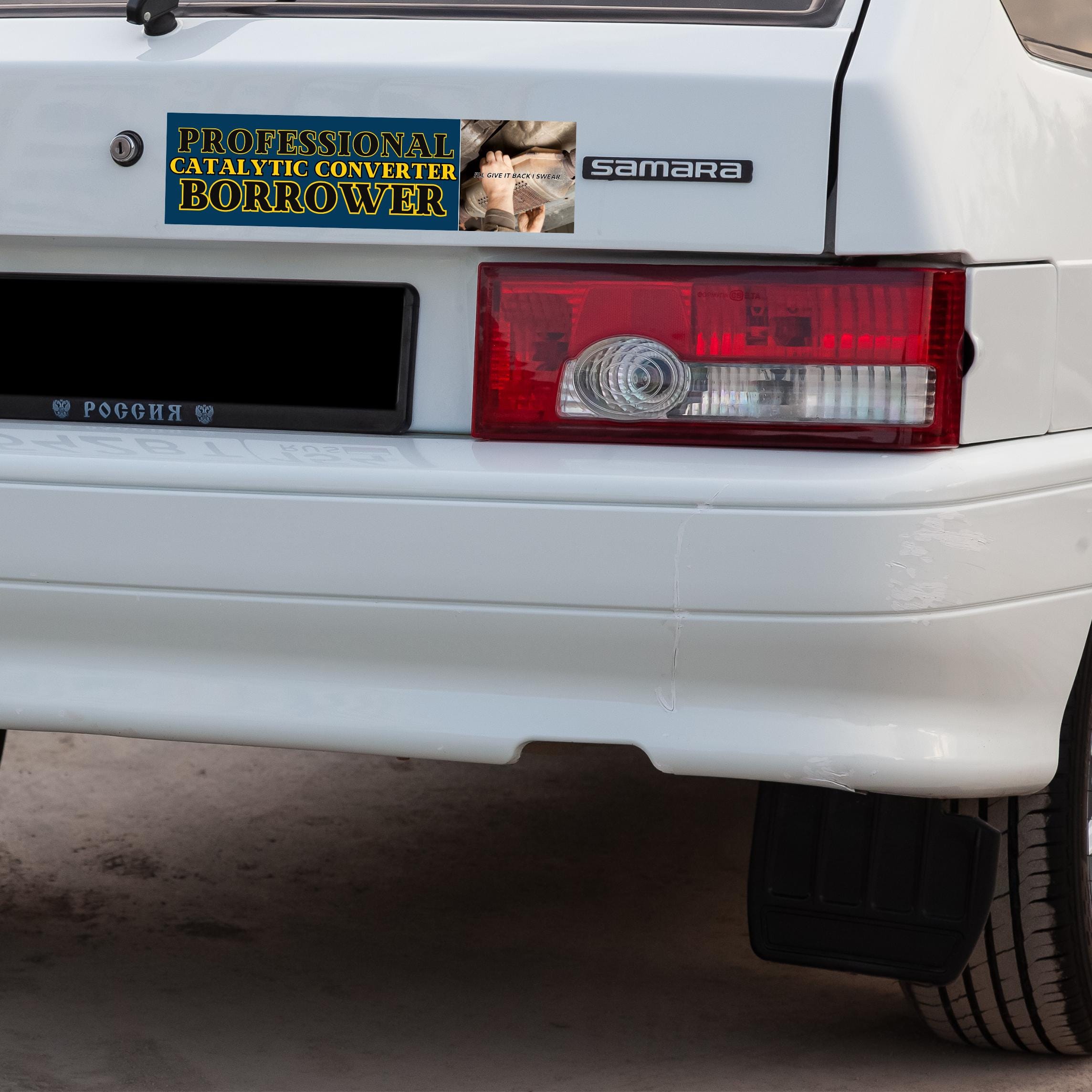 Professional Catalytic Converter Borrower - frogmustard stickers