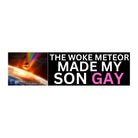 The Woke Meteor Made My Son Gay - Car Decal - frogmustard stickers