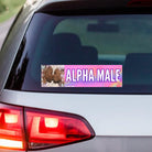 Alpha Male Car Decal - frogmustard stickers