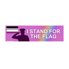 I stand for the (asexual) flag - frogmustard stickers