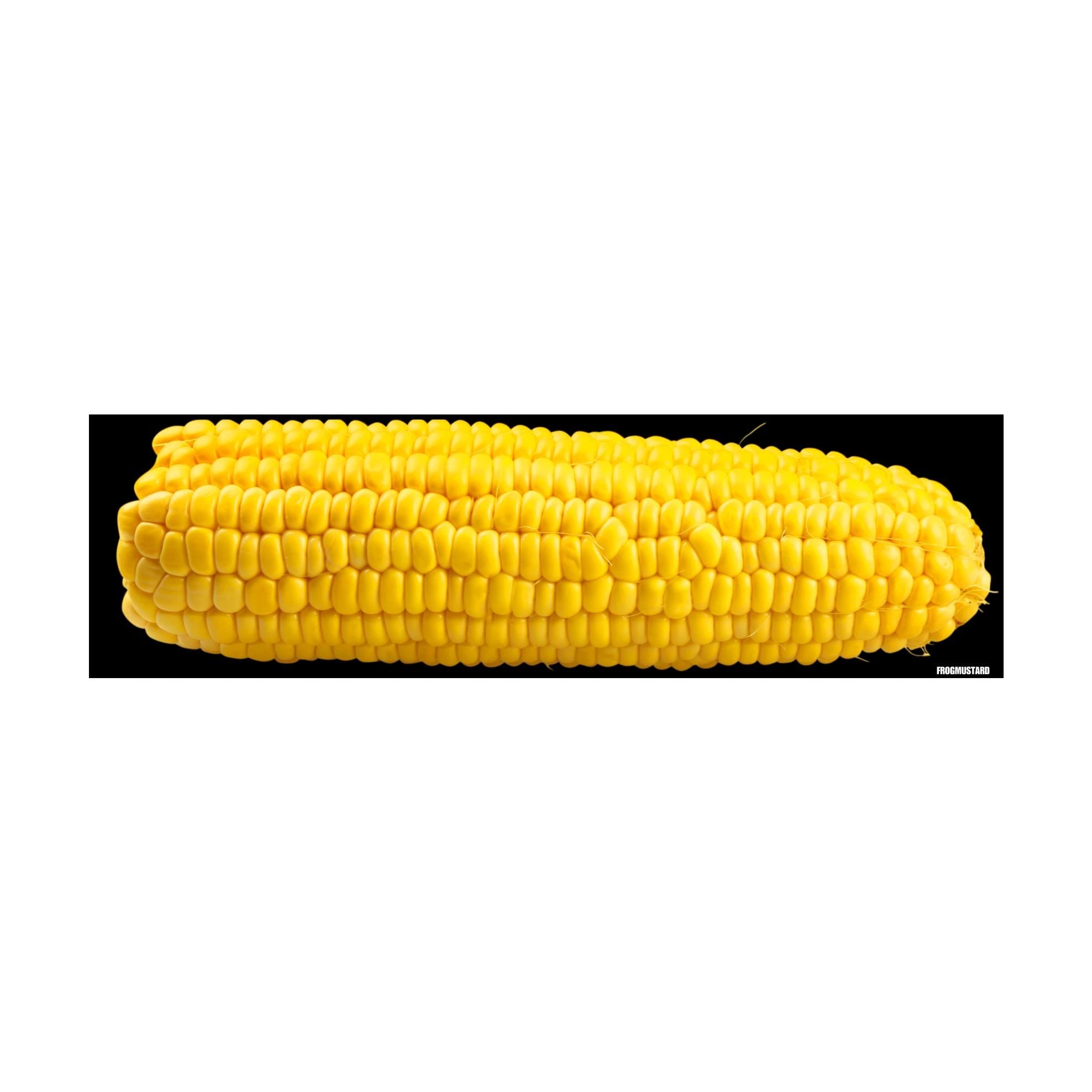 Corn on the Cob Car Decal | 8.5" x 2.5" | Car Sticker or Magnet | Gen Z Meme | Premium Weatherproof Waterproof Vinyl