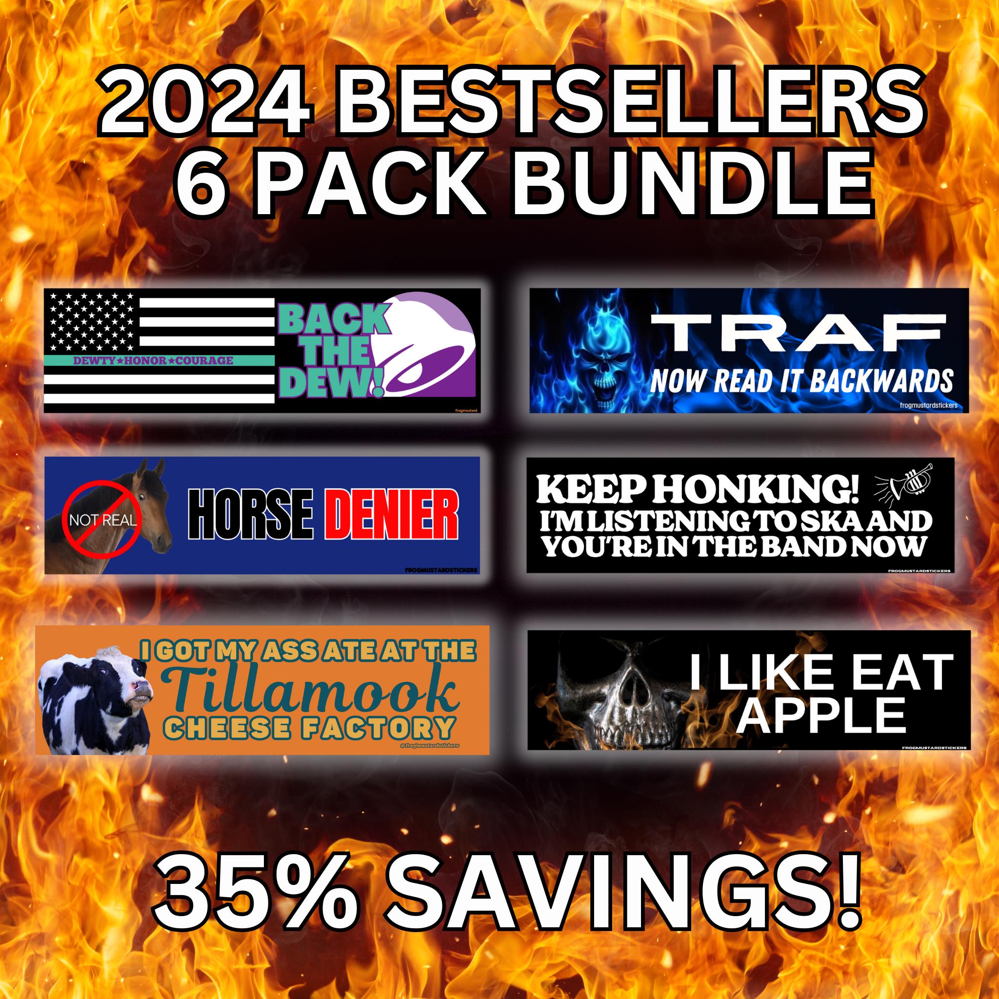 2024 Bestsellers 6-Pack Bundle | 35% Savings | Vinyl & Magnets