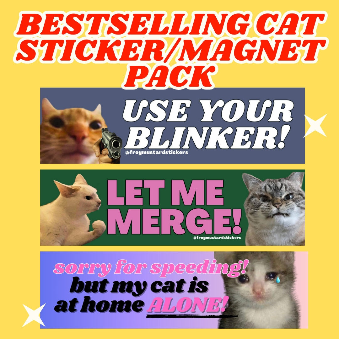 Bestseller Cat Pack - frogmustard stickers